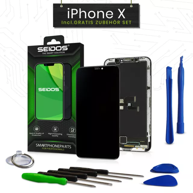 Ersatz LCD iPhone X OLED Display Retina HD Bildschirm 3D Touch Screen - X 10 NEU