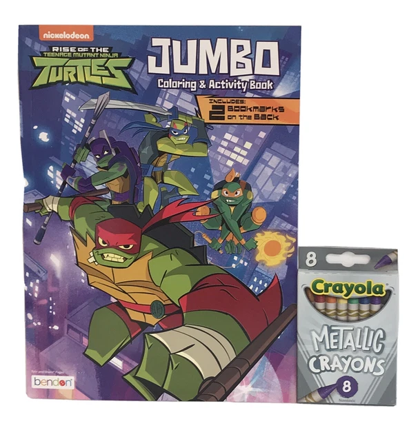 NICKELODEON TEENAGE MUTANT Ninja Turtles Jumbo Coloring and Activity ...