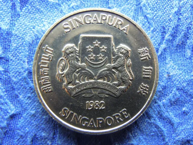 Singapore 5 Dollars 1982, Km22 Unc