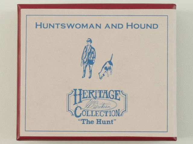 W. Britains 49502 The Hunt Hundswoman and Hound Figuren NEU! OVP 1702-11-25