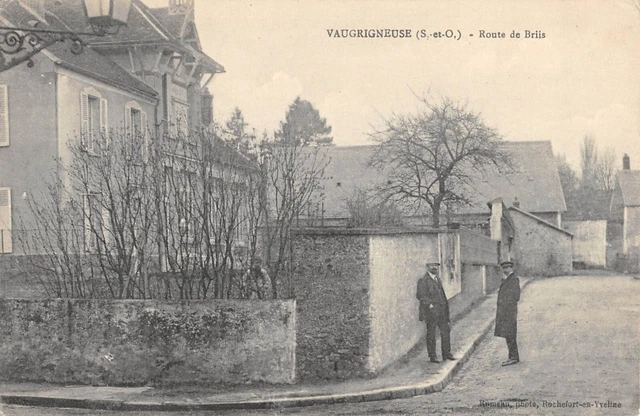 Cpa 91 Vaugrigneuse / Route De Briis