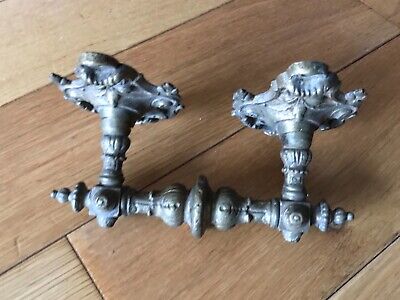 Ornate Solid Brass Antique /  Cabinet/ Cupboard  Handle Pull