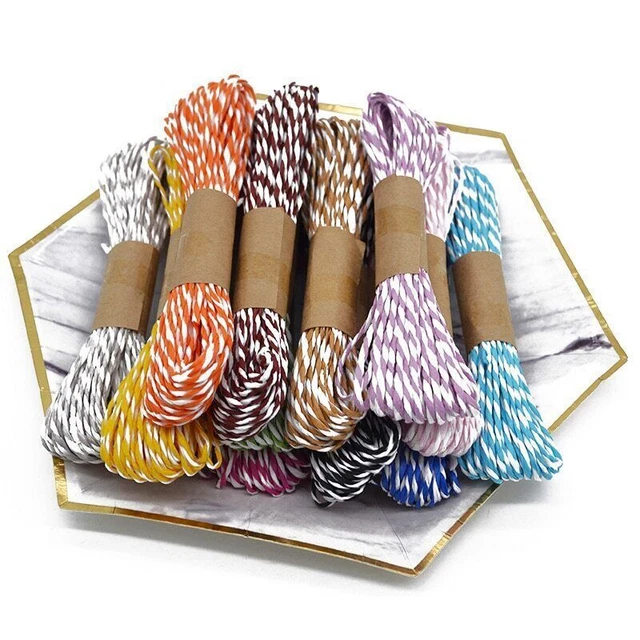 Papel trenzado de rafia para envolver regalos, cuerda de hilo, libros de recorte