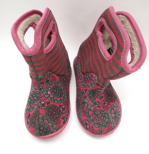 Toddler Girls BOGS Pink Boots 5