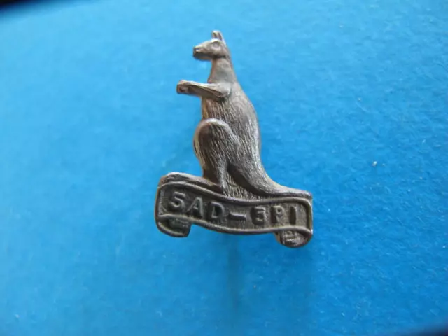 Radio 5AD 5PI Metal Kangaroo Badge