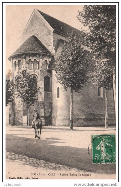 58 COSNE SUR LOIRE -- abside eglise saint aignan -