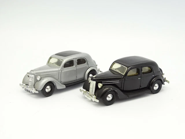 Lot De 2 Miniatures Dinky Matchbox 1/43 – Citroën Traction & Delahaye 145 (Boîtes)