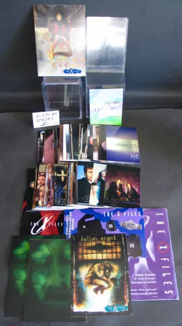 X Files Series# 2 Set 72 Cards Topps 1996 NM & 3D Hologram # X2 & Bonus Promos