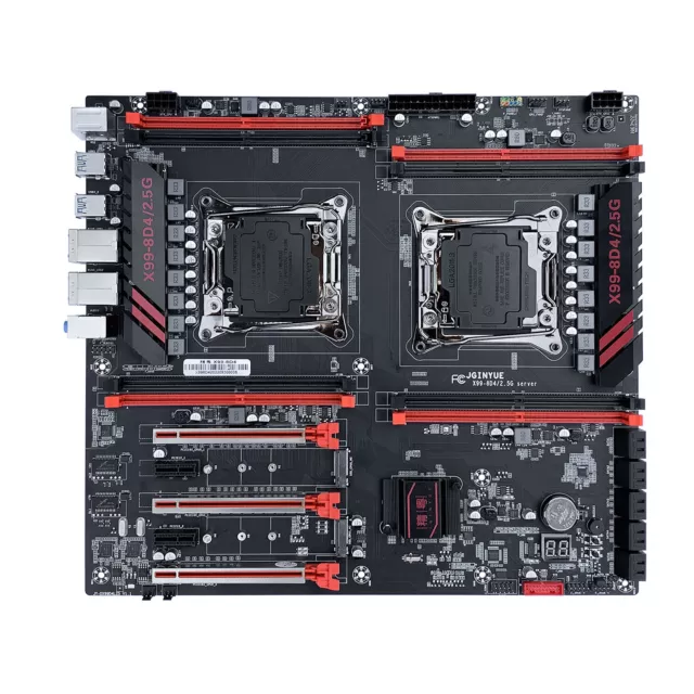 X99-8D4 dual CPU motherboard LGA 2011-3 DDR4 Dual 2.5G network card WORKSTAION