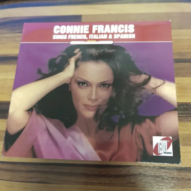 CONNIE FRANCIS: Sings French, Italian & Spanish  TEDDY DIG  > EX/-(CD)