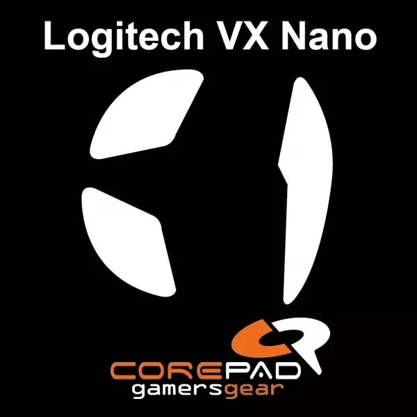 Corepad Skatez Logitech VX Nano Ersatz Mausfüße Hyperglides PTFE Teflon