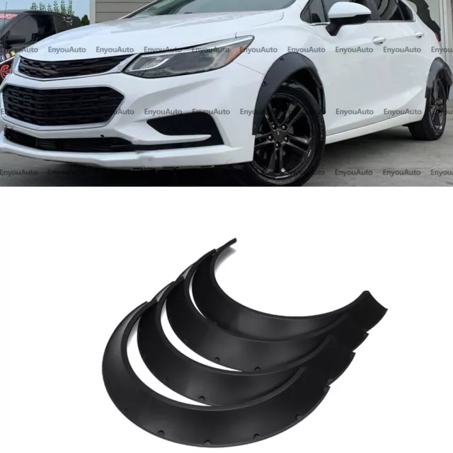 4X 33" For Chevrolet Malibu Universal Fender Flares Wheel Arches Wide Body Kit 4X 33" For Chevrolet Malibu Universal Fender Flares Wheel Arches Wide Body Kit