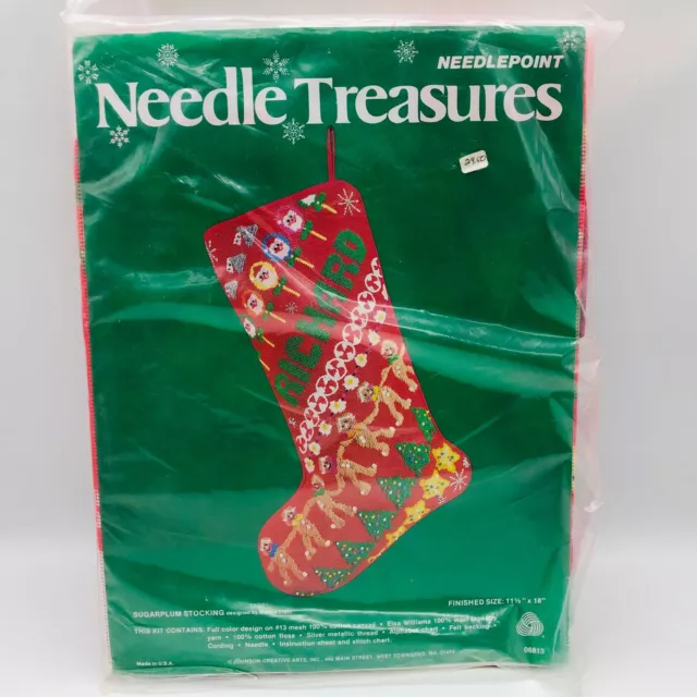 Christmas Needle Treasures Needlepoint Stocking Kit, NUTCRACKER  GENERAL,06833