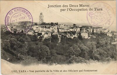 CPA ak taza partial view of the city morocco (23388)