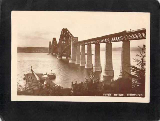 D4945 UK Forth Bridge Edinburgh vintage postcard