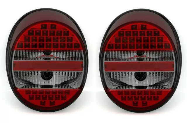 LED Rückleuchten Set für VW Käfer 1303 1973-1985 Rot Smoke Heckleuchten 2-teilig