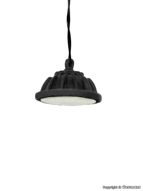 Viessmann 6088 - H0 Hanging Industrial Lamp Modern, LED White - New
