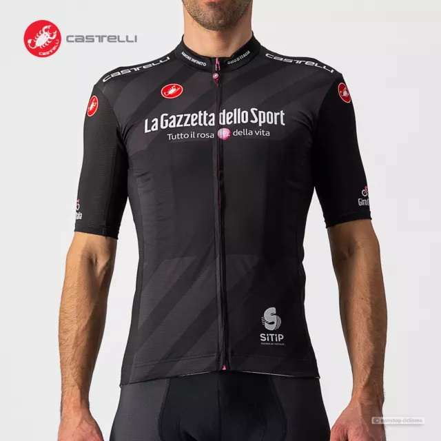 Castelli Giro D'Italia #GIRO104 Competizione Fahrrad Trikot: Maglia Nera