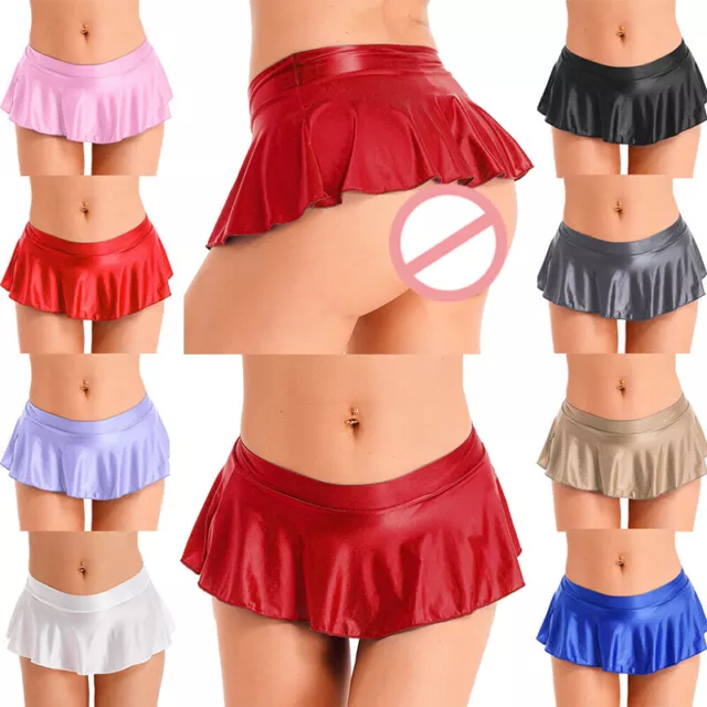 Women Sexy Pleated Mini Skirt Micro Short Dress Cosplay Skirts Club Costume Gift