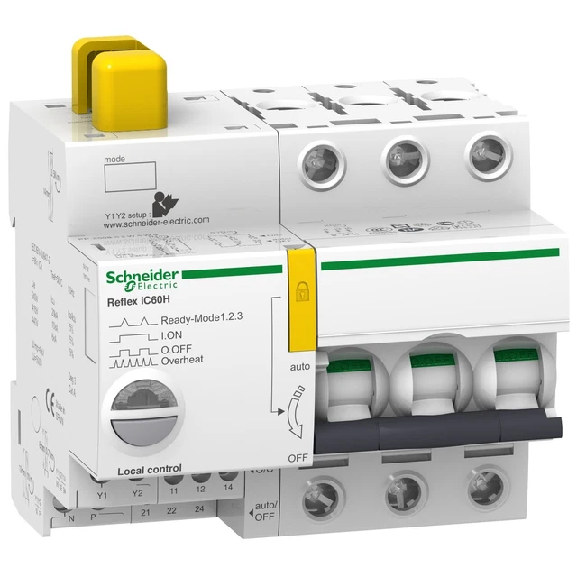 Acti 9 - Reflex iC60H - disjoncteur à commande intégrée avec interface Ti24 -...