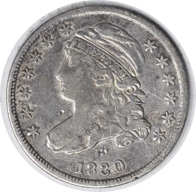 1830 Bust Silver Dime VF Uncertified #955