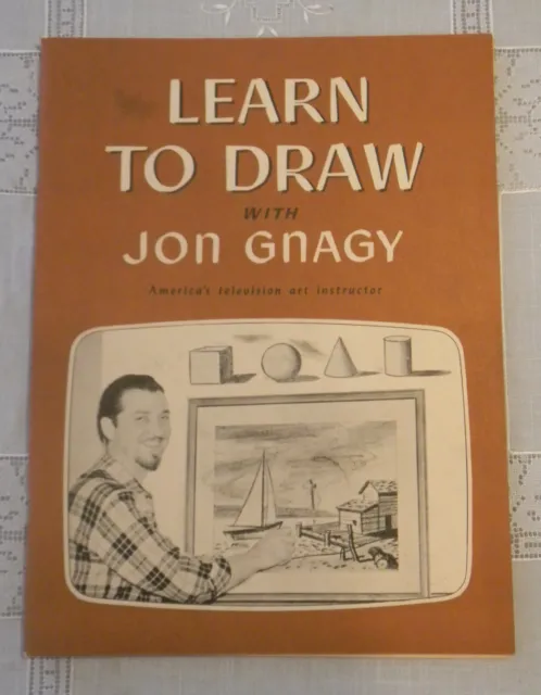 Aprende a dibujar con Jon Gnagy: instructor de arte de televisión de Estados Unidos derechos de autor 1950