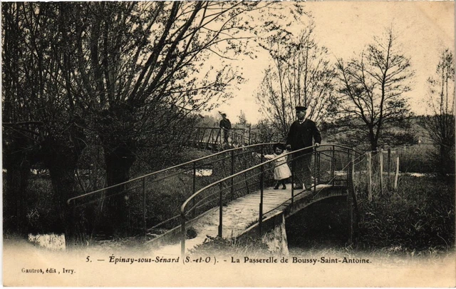 CPA Epinay s Senard La Passerelle de Boussy St Antoine (1349571)