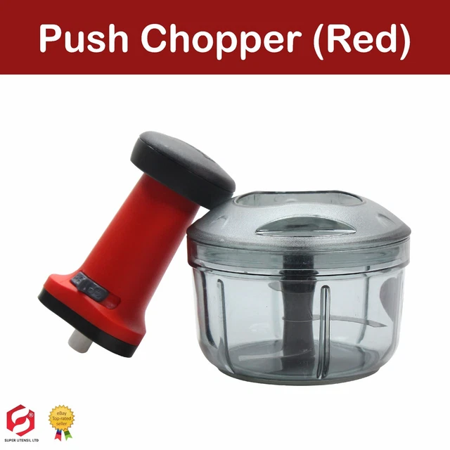 New Manual Hand Press Garlic Onion Vegetable Food Chopper Cutter Processor Dicer