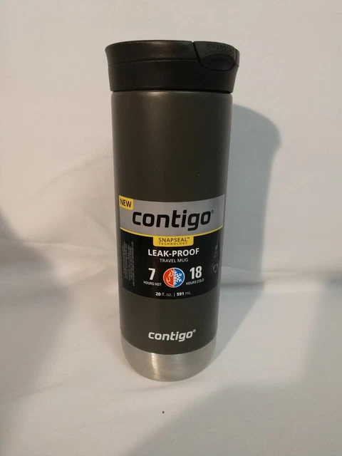 Contigo Snapseal Insulated Travel Mug, 20 oz, Sake, One Size, New, Ships Free