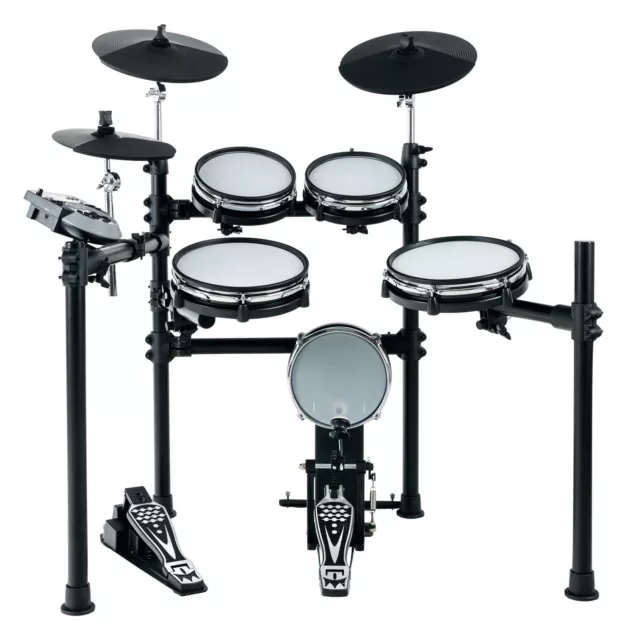 Digital E-Drum Set Elektronisches Schlagzeug Drumkit Rack Mesh Heads USB MIDI