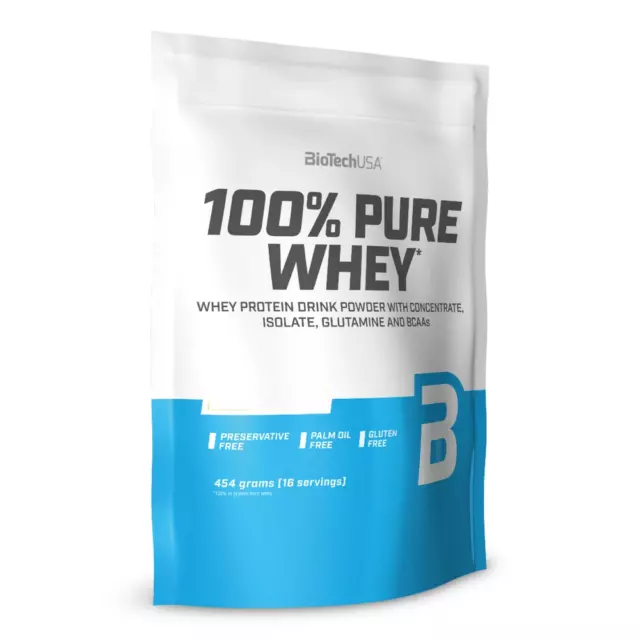 BIOTECH USA 100% Pure Whey Protein 454 g Cookies & Cream