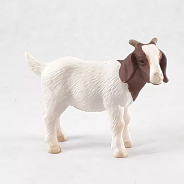 2001 Schleich Boer Goat Kid Farm Animal Figurine #13260 - Retired