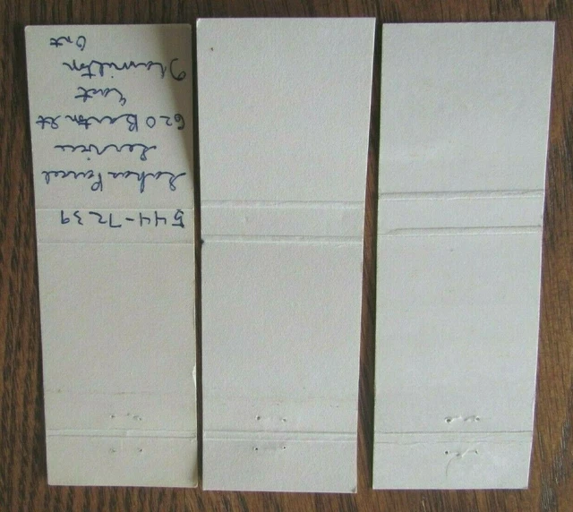 Knechtel Supermarket (Hq: Kitchener, Ontario) Lot Of 3 Matchbook Matchcovers -F9 2