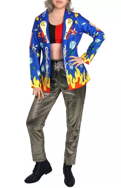 Harley Quinn Kostüm für Birds of Prey Fans | Sakko, Hose und Top | Größe: S - XL