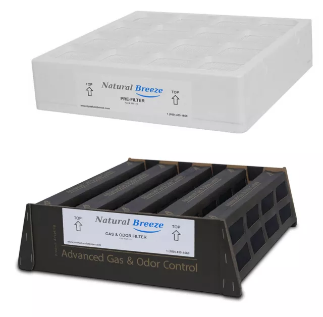 NATURALBREEZE Filter IntendedAs Replacement 4 IQAir PreMax V5-CELL fit HealthPro
