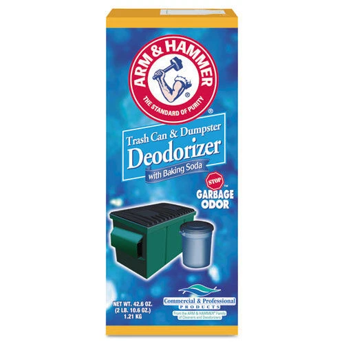 Arm & Hammer 3320084116CT 42.6 oz. Trash Can and Dumpster Deodorizer  (9/CT) New