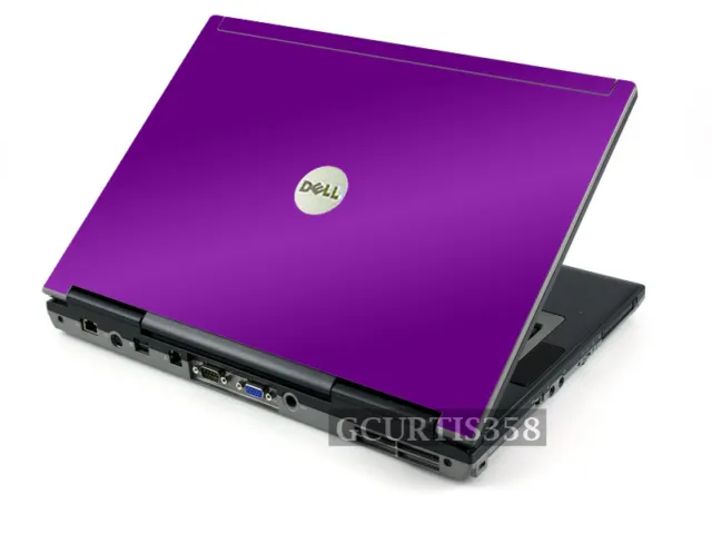 PURPLE Vinyl Lid Skin Cover Decal fits Dell Latitude D620 D630 Laptop