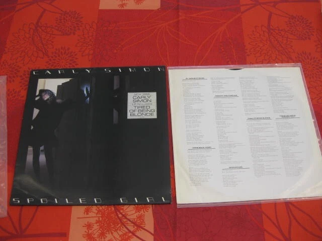 33t arlo CARLY SIMON SPOILED GIRL MADE IN HOLLAND  10 TRACKS