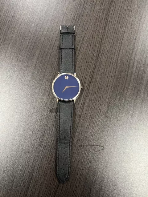 Movado  Men's Museum Classic Blue Dial Quartz Watch