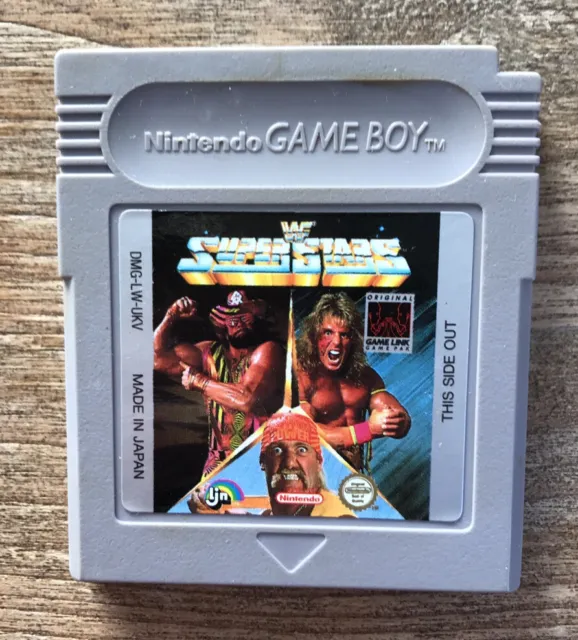 WWF Superstars Nintendo Gameboy Color Advance Game, GENUINE!