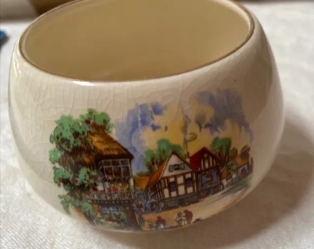 Somerset Way Sandland Ware Lancaster England Small Bowl Used Stamped 165