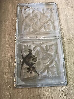 Vintage Ceiling Tin for crafts ptach work home decor TIN1 2