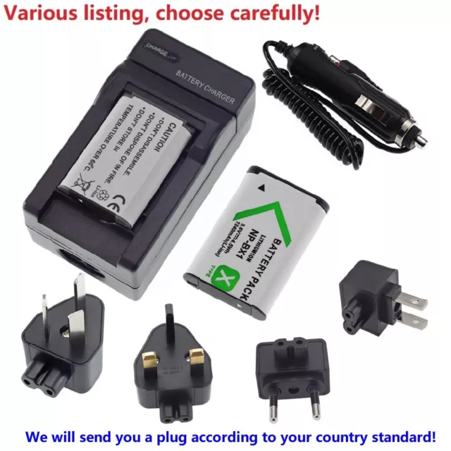 Batteria o caricabatterie per fotocamera Sony NP-BX1 X-Series & Vlog ZV-1 ZV1 DSC-RX100 II