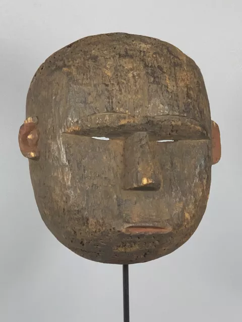 181205 - Tribal used Old African Bulu monkey mask - Congo