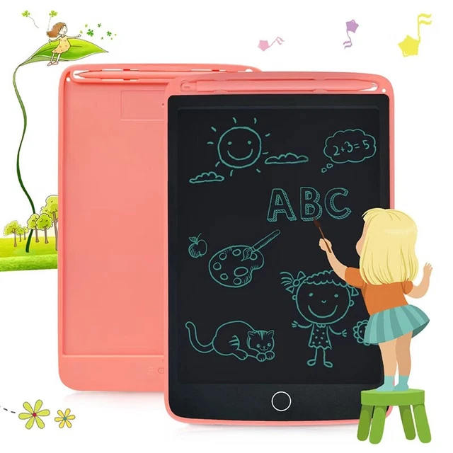 Tablette D'écriture LCD Portable De 20,3 Cm - Planche à Dessin électronique Ultra Fine Réutilisable - Avec Stylet - Bouton D'effacement - Cadeau Pour Enfants, étudiants, Adultes, à La Maison, Au