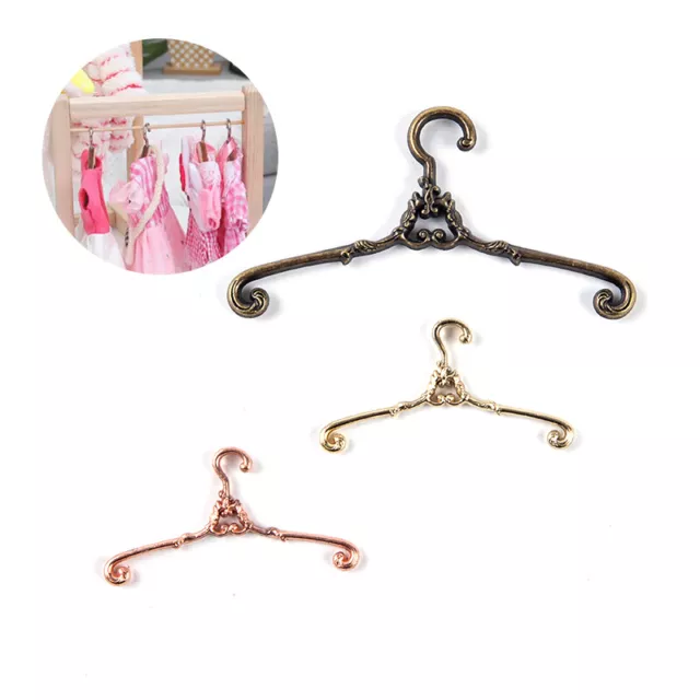 5pcs Metal Doll Hangers Doll Accessories For Blyth 1/6 ob11 Doll Clothes 4/6  ZX