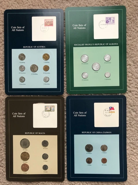 Coin Sets of All Nations Franklin Mint - 48 Coin Sets See detailed descriptions 2