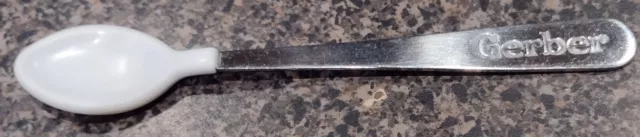 Vintage Gerber Soft Bite Stainless Steel Infant Spoon.