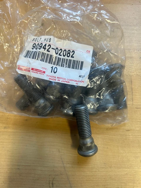 GENUINE TOYOTA HILUX Mk8 2016-2024 Front Hub Bolt Wheel Stud 90942 ...