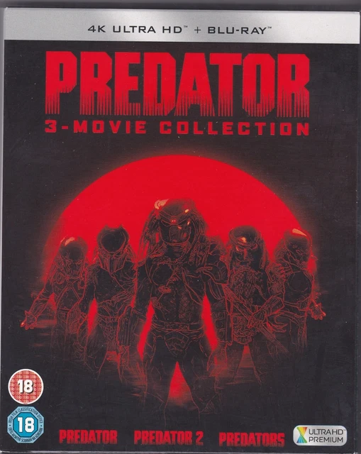 Predator Box PREDATOR TRILOGY (4K UHD + Blu-ray, Box Set) Great Action Movies EUR 40 ...